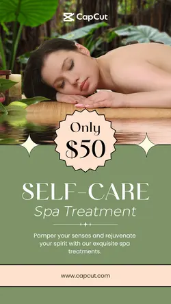 Spa Treatment Beauty Instagram Story