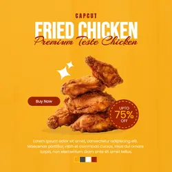 Fried Chicken Instagram Post