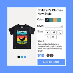 2024hot add to cart children's clothes