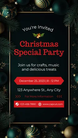 Christmas Special Party Invitation