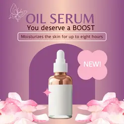 Beauty and Personal Care Oil Serum Instagram Post