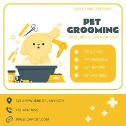 Pet Grooming Poster