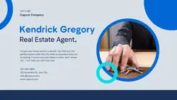 Household Real Estate Agent Facebook Cover