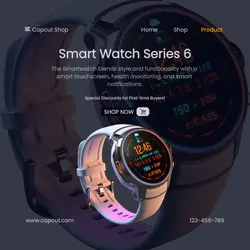 Smart Watch Instagram Post Minimalist