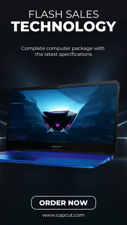 Technology Flash Sales Instagram Story