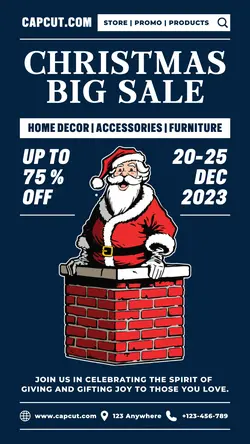 Christmas Big Sale Promotion TikTok Post