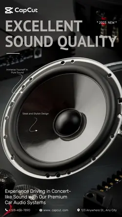 Electronic products Product display audio 