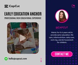 Maternal and infant care Early education anchor modern