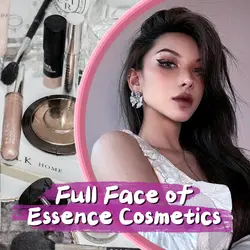 Full Face of Essence Cosmetics Youtube Thumbnail 1:1