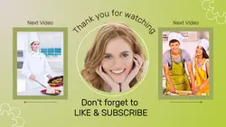 Non-Marketing Youtube Endscreen Cooking