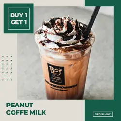 Green Minimalist Coffee Milk Instagram Post