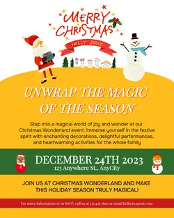 Christmas Event Instagram Portrait