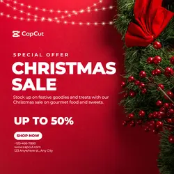 Special Offer Christmas Sale Template