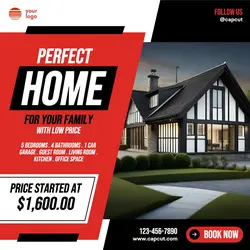 Perfect Home Template for Instagram Feed