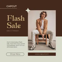 Fashion Flash Sale Instagram Post