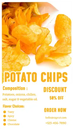 Food & Beverage Potato Chips Instagram Story
