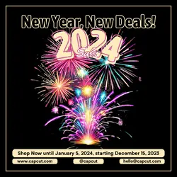 New Year Day New Deals Sale Instagram Post