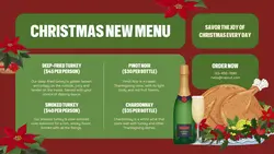 Christmas New Menu Twitter Post