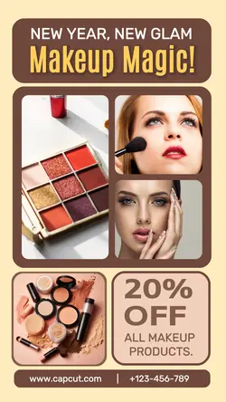 Makeup Magic Sale New Year Story
