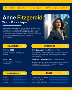 Business Resume Instagram Portrait