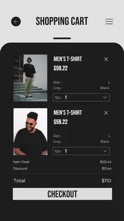 2024hot Shopping Cart Men's Clothes