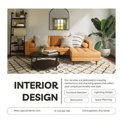 Interior Design Services Promotion Instagram Post