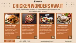Chicken Menu Display YouTube Thumbnail