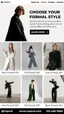 Fashion New Product Formal Clothes Display TikTok Post 