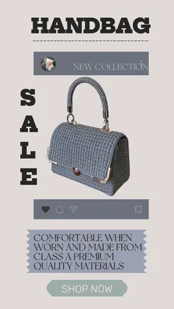 ELEGANT GIRL BAG INSTAGRAM STORY POST TEMPLATES