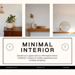 Minimal Interior Instagram Post