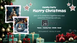 Merry Christmas Party YouTube Intro