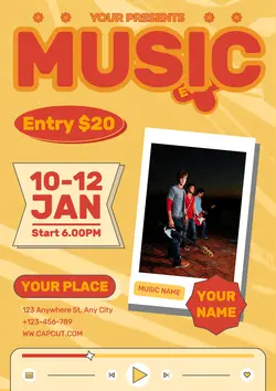 Non-Marketing Poster Music campus