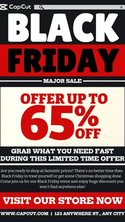 Black Friday Major Sale Discount Instagram Story