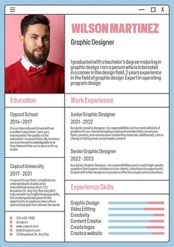 Business Resume Graphic Designer