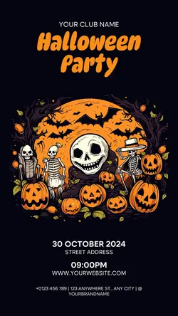 Helloween Party Instagram Story