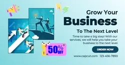 Grow Your Business Next Level Facebook App Ad