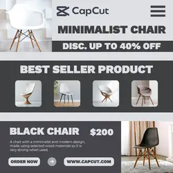 Minimalist Chair Promotion Page