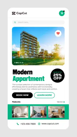 Modern Apartment Promotion UI Style Instagram Story