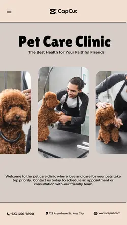 Pet Care Clinic Instagram Story