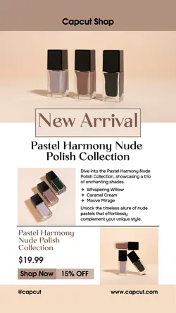 Beauty Nail Polish Product Display Tiktok