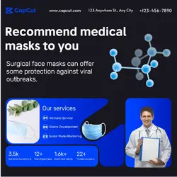 medical mask display Simplicity