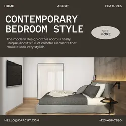 Household Contemporary Bedroom Style Product Display Instagram Post