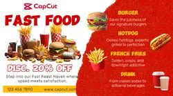 Fast Food Promotion Facebook Ad