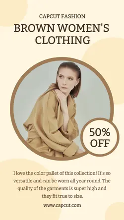 Fashion Women's Clothing Sale Instagram Story