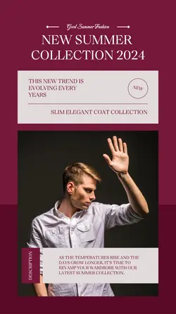 New Summer Collection 2024 Instagram Story