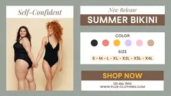 Plus Size Summer Bikini Twitter Post