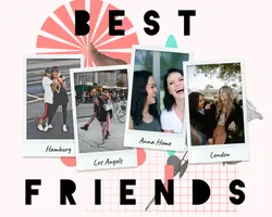 Non-marketing Best Friends Photo Collage