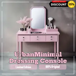E-Commerce Household UrbanMinimal Dressing Console Product Display