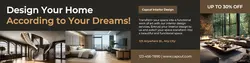 Interior Design Promotion LinkedIn Banner