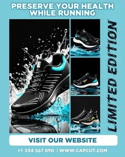 Limited Edition Running Shoes Instagram Potrait